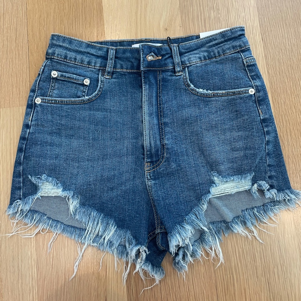 Zara blue denim shorts!